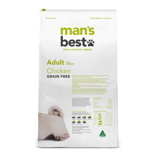 Bag of Man’s Best dog food for teeth, coat, and joints Alihan