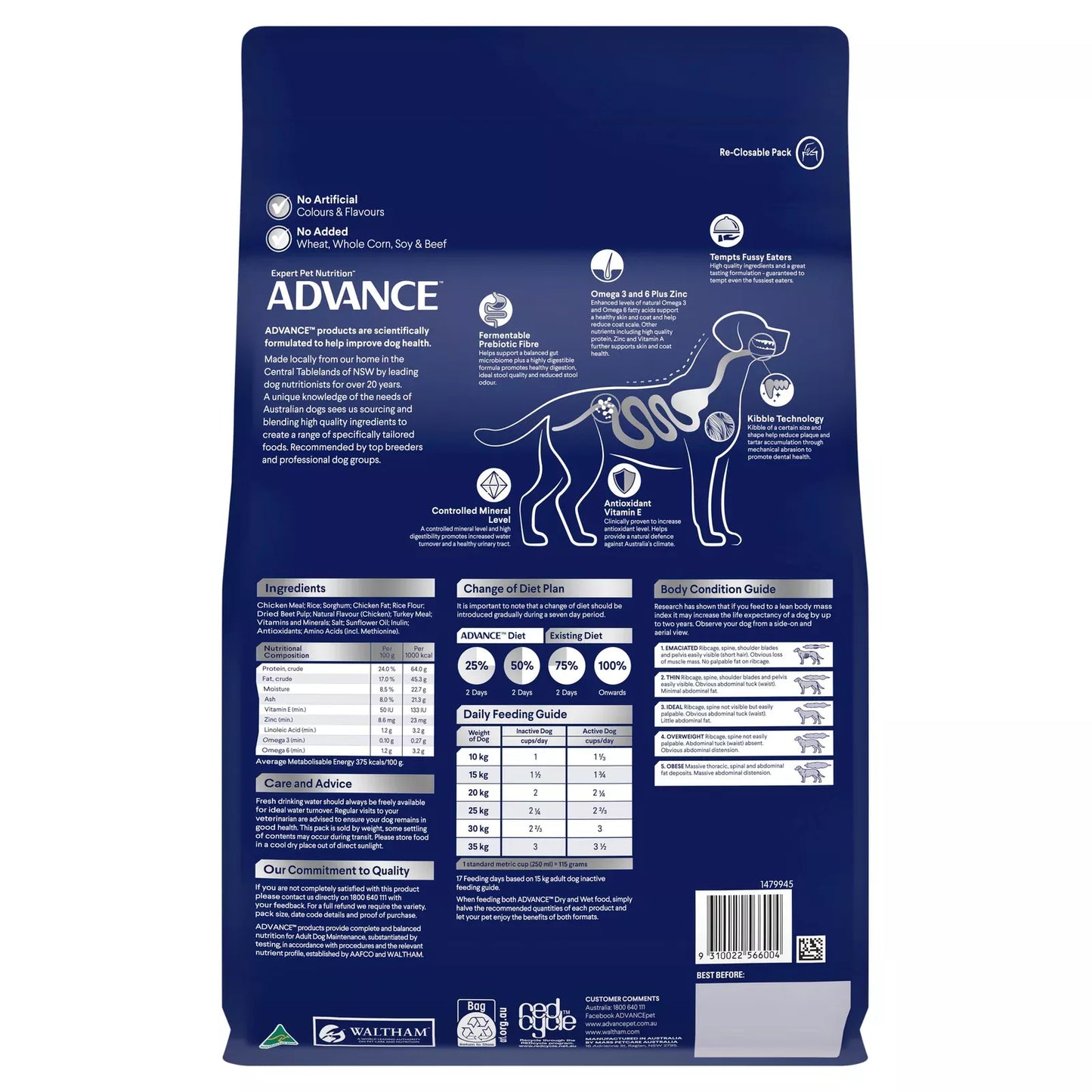 Advance Medium Breed Chicken: Dental, Gut & Urinary Health