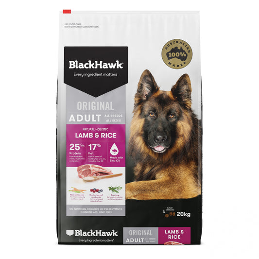 Black Hawk Lamb & Rice: Strong Muscles, Energy & Joints