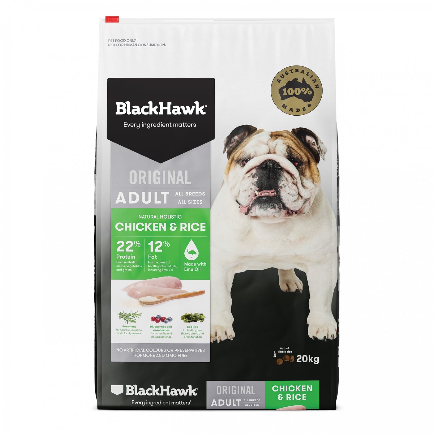 Black Hawk Chicken & Rice: Energy, Joints & Digestion for Dogs