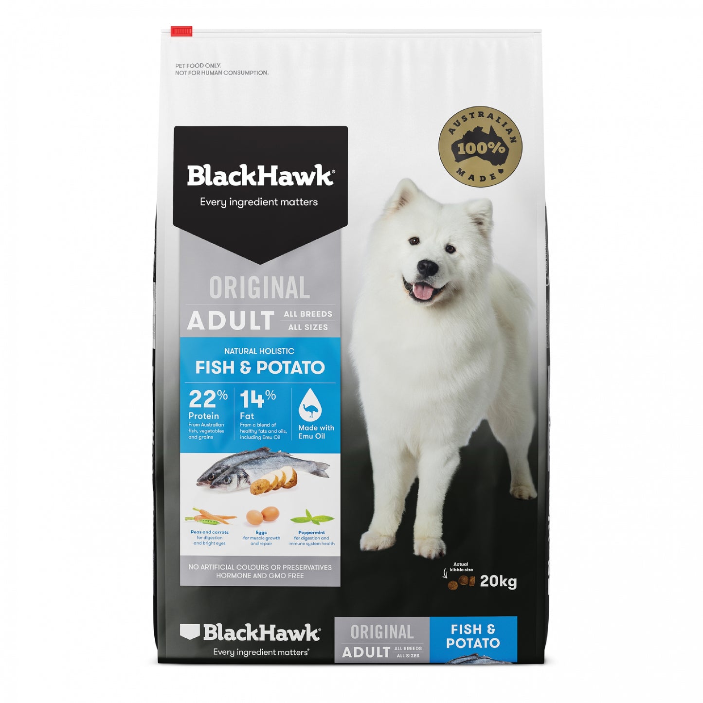 Black Hawk Fish & Potato: Gentle Digestion & Healthy Skin
