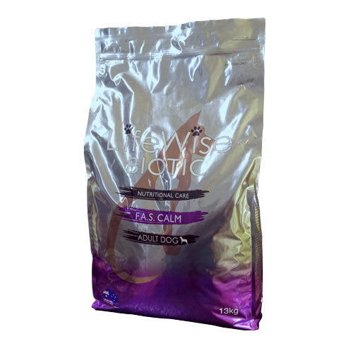 LifeWise BIOTIC Adult Dog: F.A.S. Calm Food – Reduce Fear, Anxiety & Stress via Gut Health