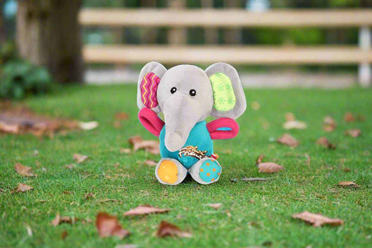 GiGwi Plush Friendz Elephant Dog Toys