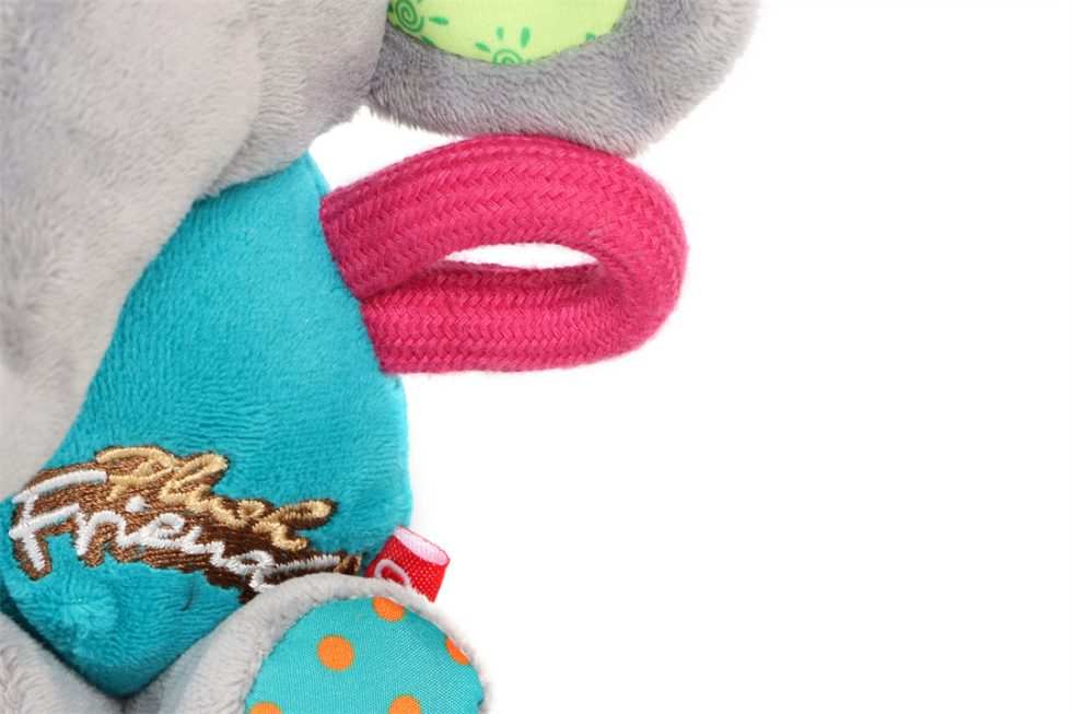 GiGwi Plush Friendz Elephant Dog Toys