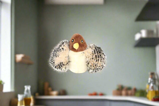 Gigwi Melody Chaser Bird Toy: Engage your feathered friend with interactive play!,
Colorful bird toy with squeaker and crinkle sounds for endless fun,
Keep your bird mentally and physically stimulated with the Gigwi Melody Chaser.