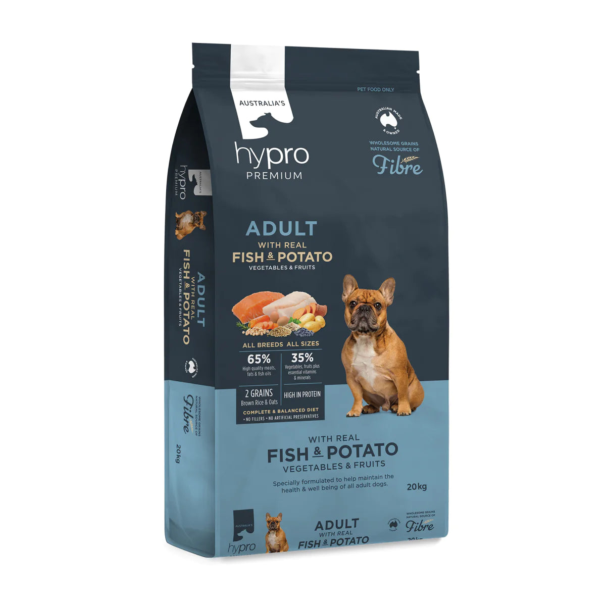 Hypro Premium Adult Dog Fish Potato food bag Alihan