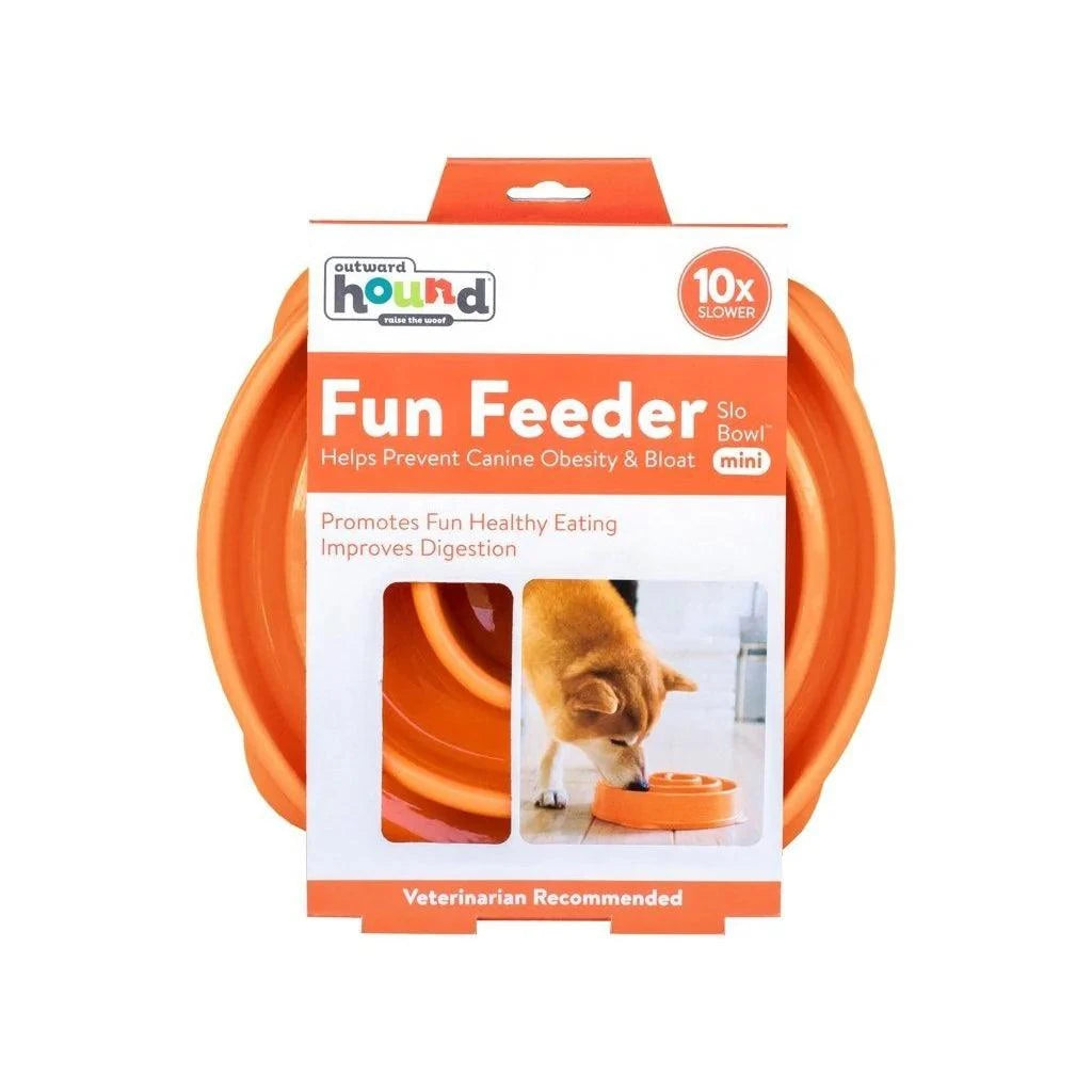 Outward Hound Fun Feeder Slo Bowl Mini for Dogs