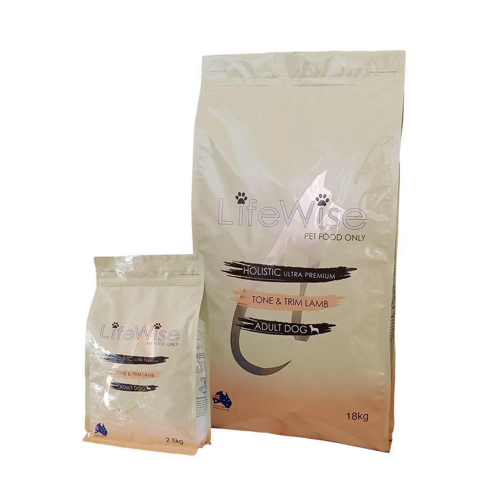 LifeWise Tone Trim Lamb adult dog food bag Alihan