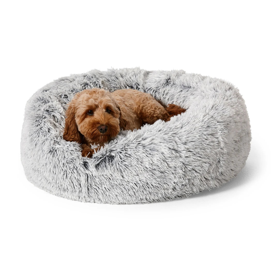 Alihan: Calming dog bed Australia - Snooza Cuddler Silver Fox.