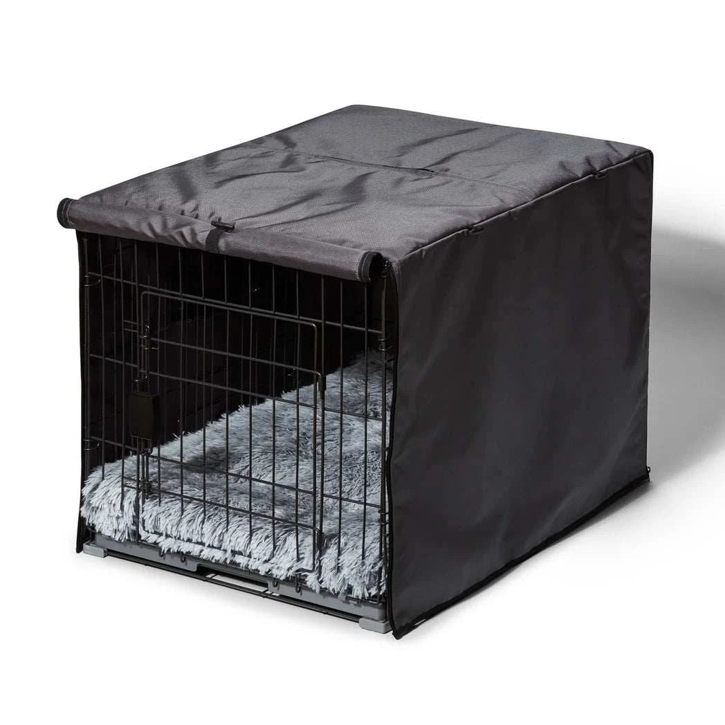 Snooza – Dog 2 in 1 - Convertible Crate Cover – Grey
