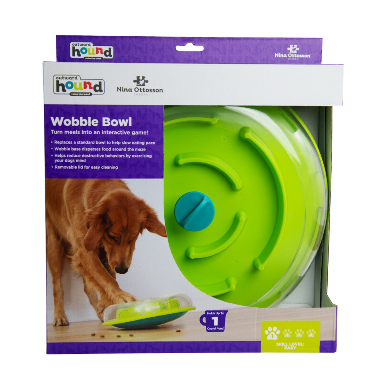 Outward Hound – Nina Ottosson – Dog Wobble Bowl Level 1