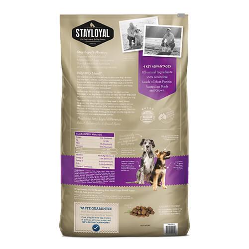 Stay Loyal Large Breed Puppy: Grain Free for Optimal Growth