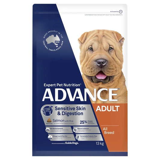 Advance Adult Dog All Breed Sensitive Skin Digestion food bag Alihan

