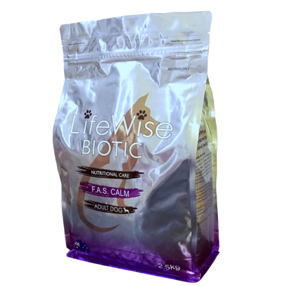 LifeWise BIOTIC Adult Dog: F.A.S. Calm Food – Reduce Fear, Anxiety & Stress via Gut Health