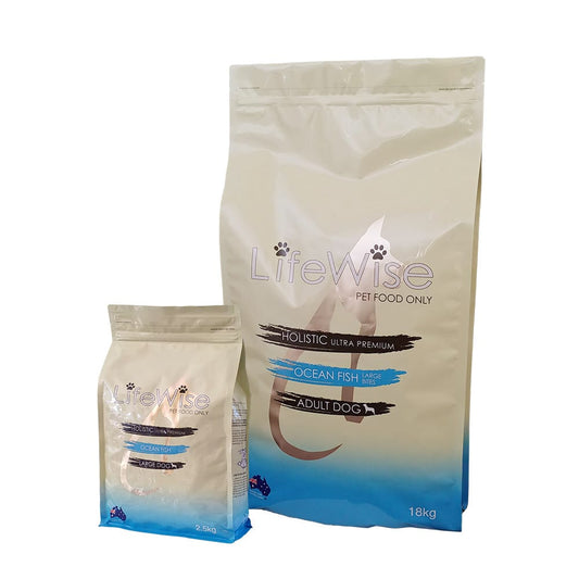 LifeWise Ocean Fish Large Bites bag for sensitive skin Alihan

