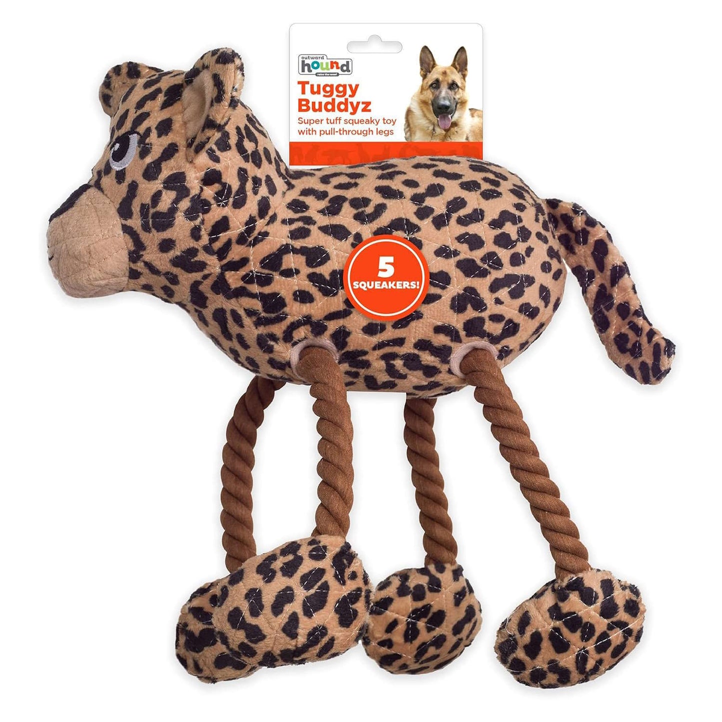 Outward Hound - Tuggy Buddyz - Leopard