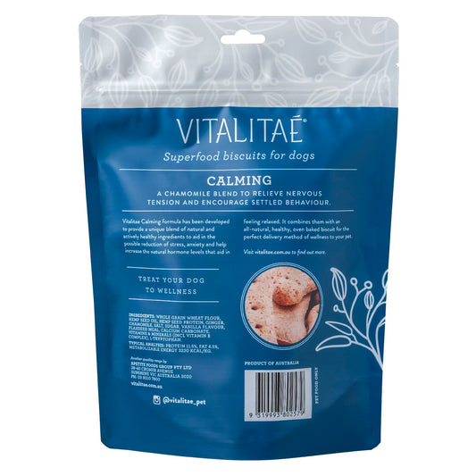 Vitalitae Superfood Biscuits – Calming & Anti-Anxiety for Dogs